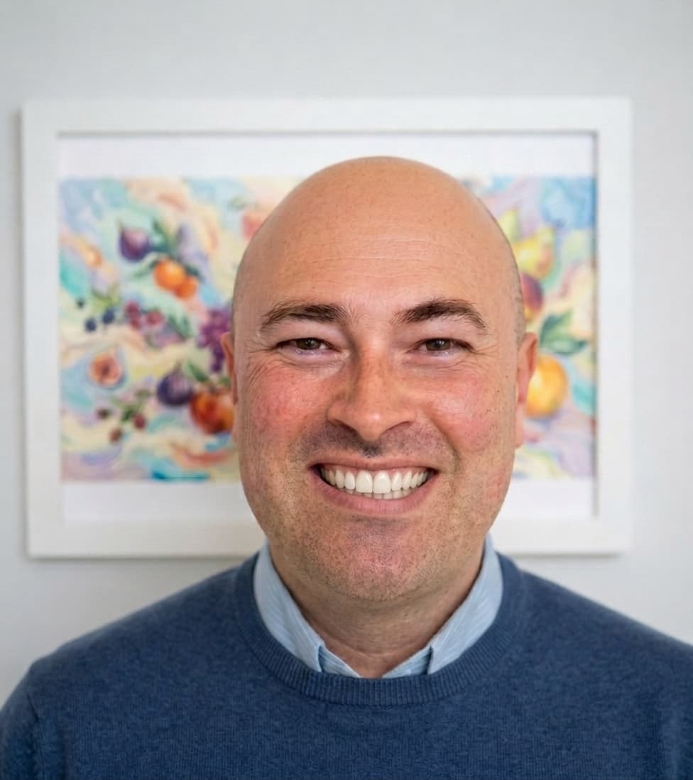 Matt, the owner of Cappa, smiling